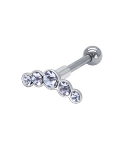 Helix Ear Piercing with Titanium Bar TIP-636-TI